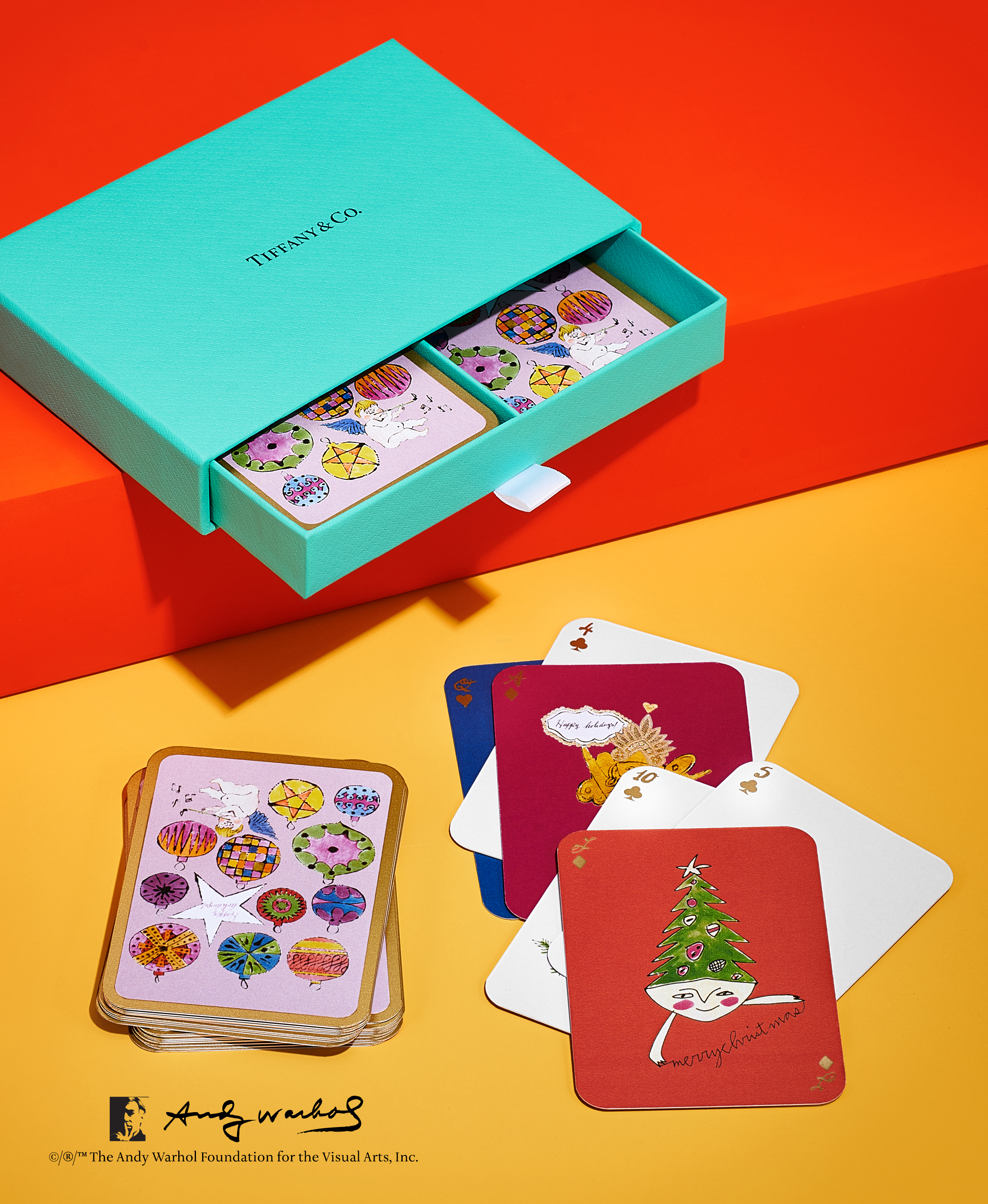 Tiffany & Co. x Andy Warhol limited-edition playing cards, set of