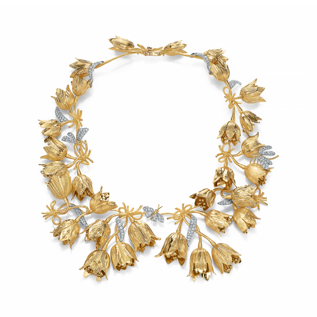 Tiffany & Co. Schlumberger® Tulip necklace in 18k yellow gold and ...