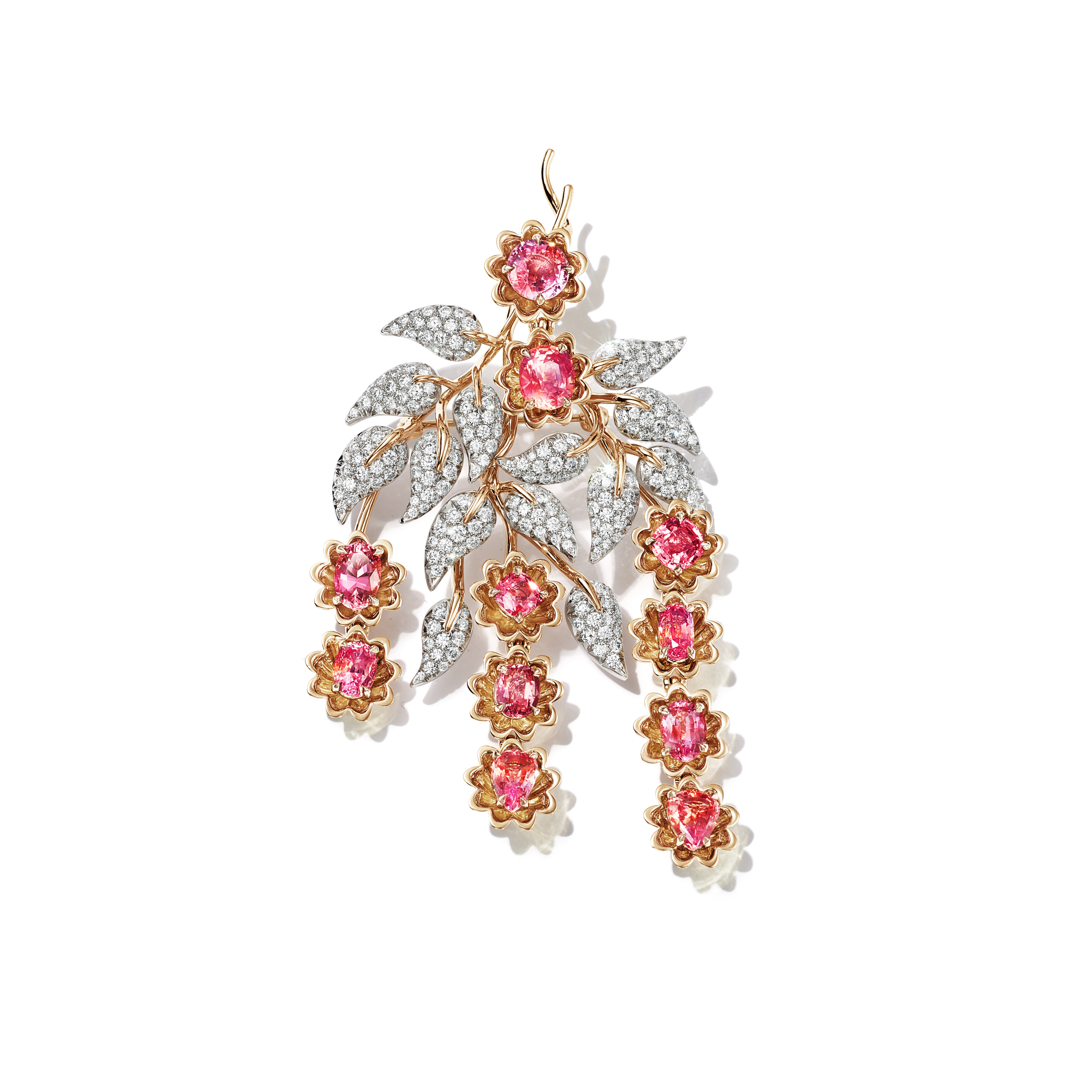 Tiffany & Co. Schlumberger® Wisteria brooch in platinum and