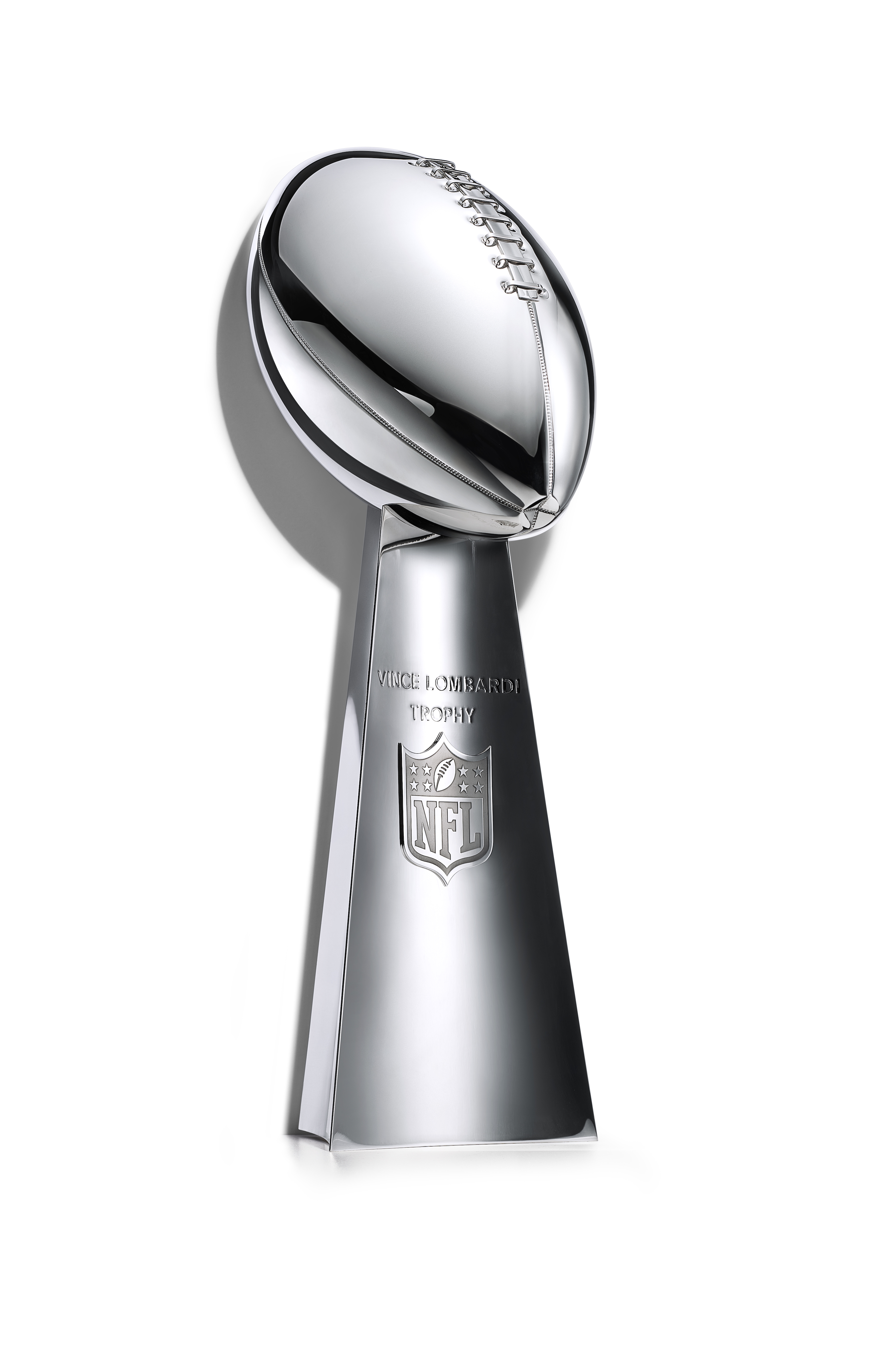 The NFL® Vince Lombardi Trophy, designed and handcrafted by Tiffany