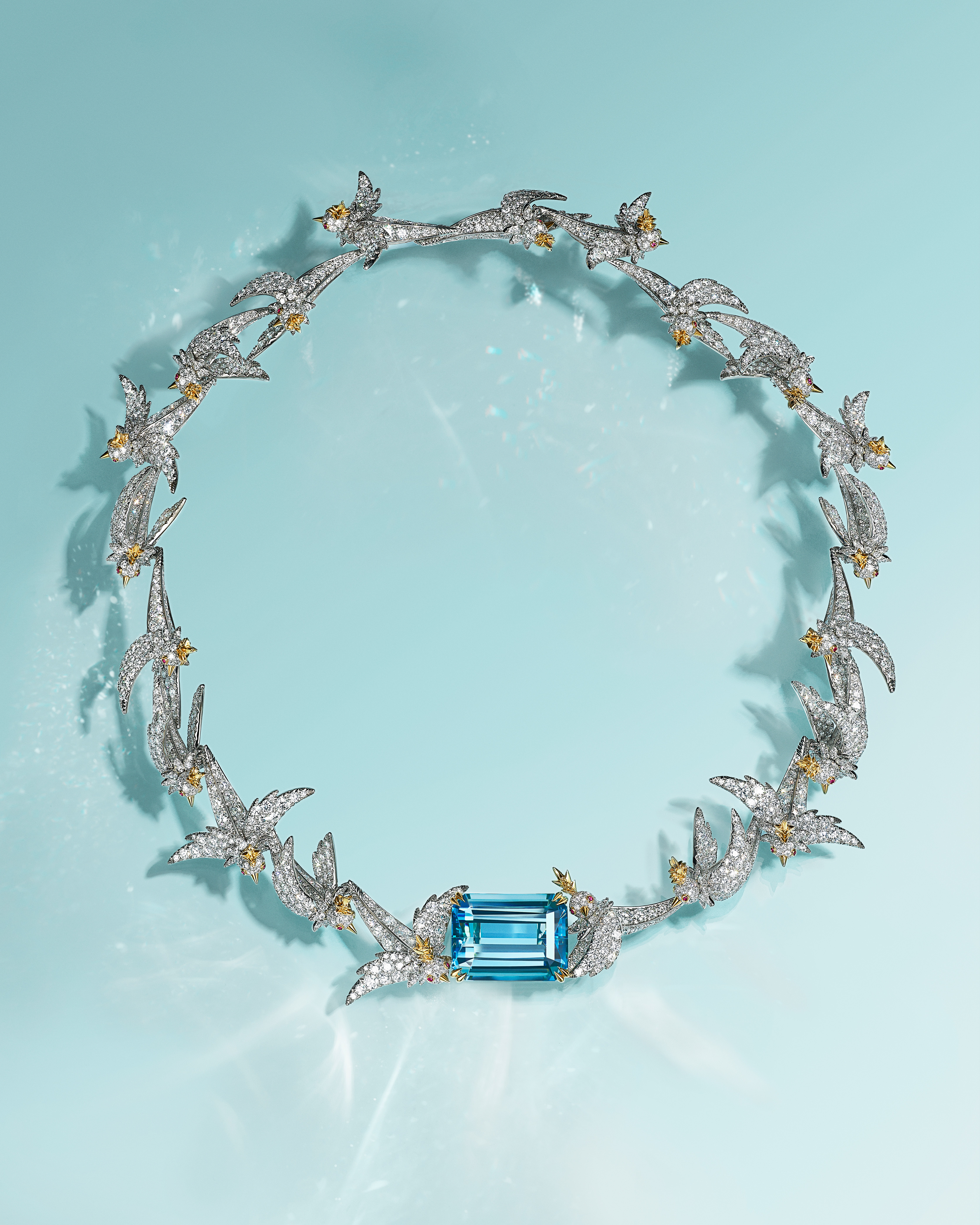 Schlumberger by Tiffany & Co. Bird on a Rock Necklace. - Tiffany