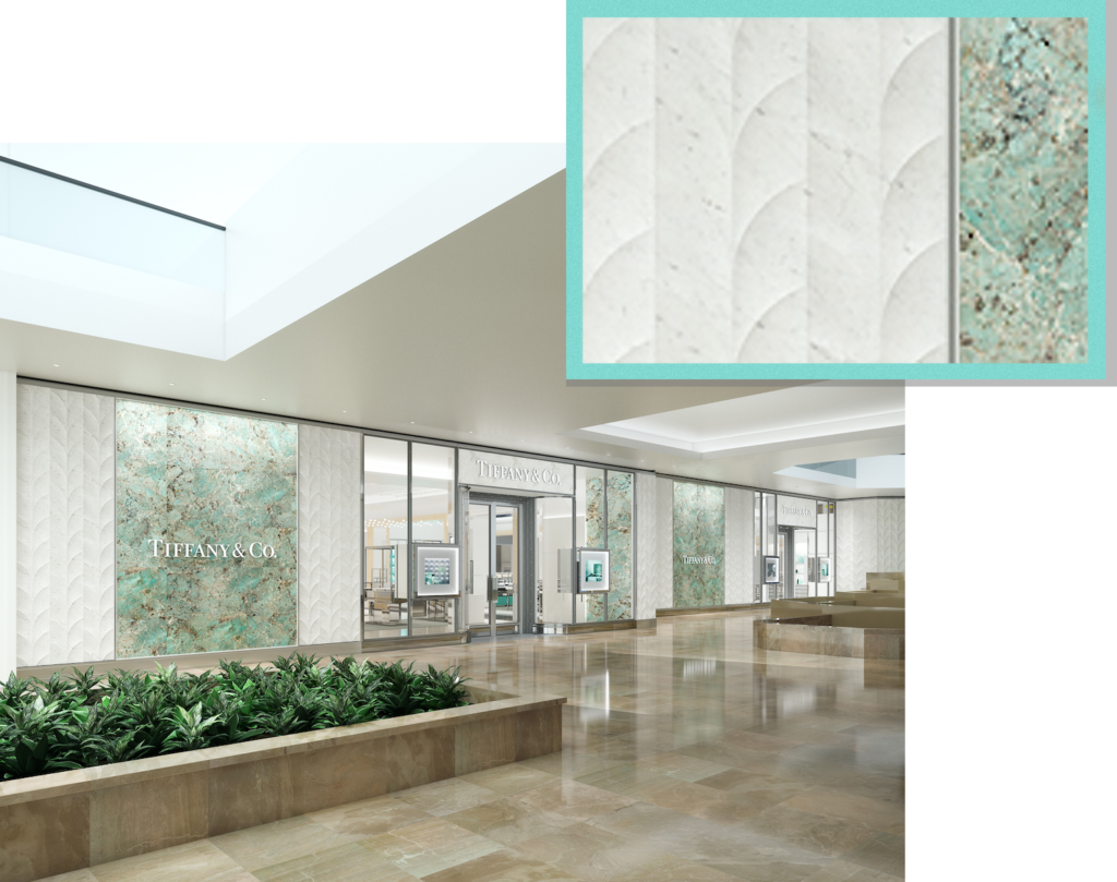 At Tiffany & Co.'s Newly Expanded and Relocated South Coast Plaza Home,  Design Details Delight - Tiffany