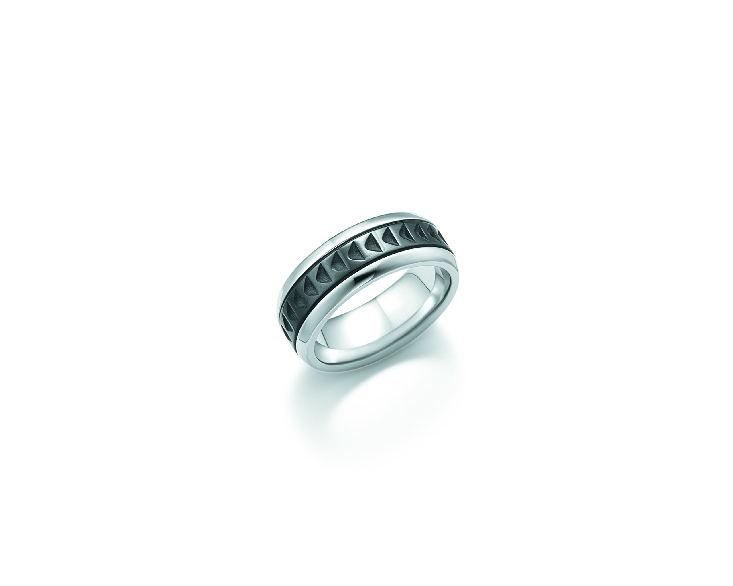 Tiffany black online titanium ring