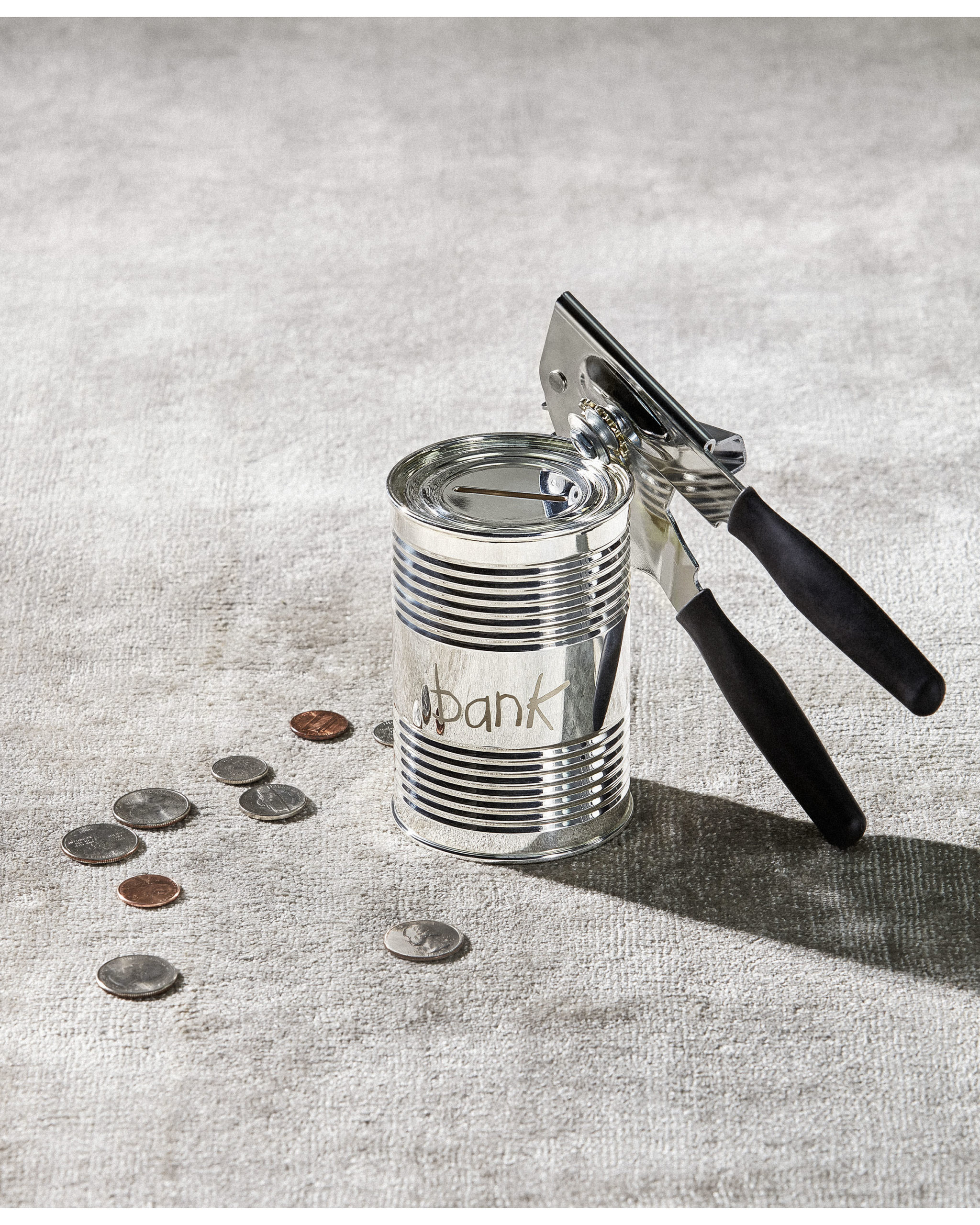 tiffany and co silver tin can