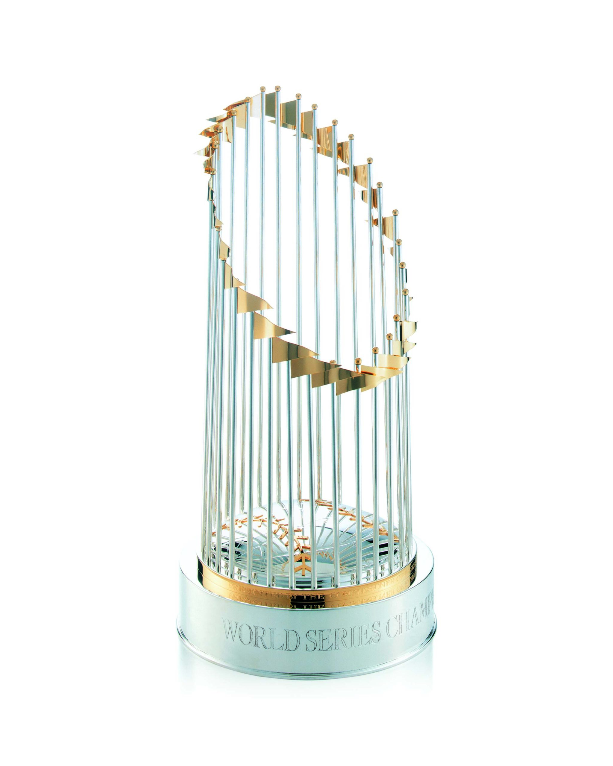 The Commissioner’s Trophy. Designed and handcrafted by Tiffany & Co
