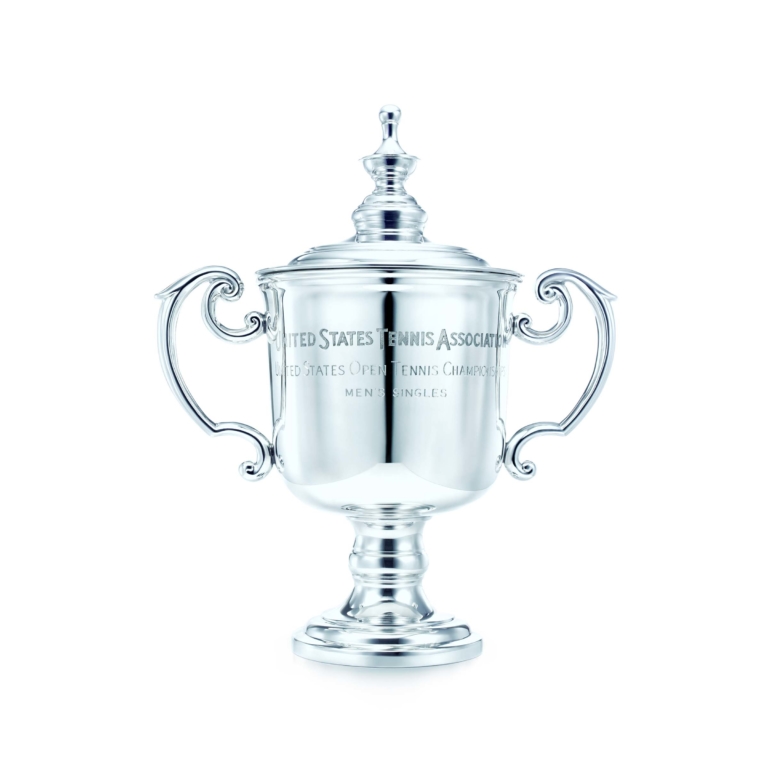 The Open® Men's Singles Championship Trophy. Designed and handcrafted by Tiffany & Co. for the United States Tennis Association®. - Tiffany