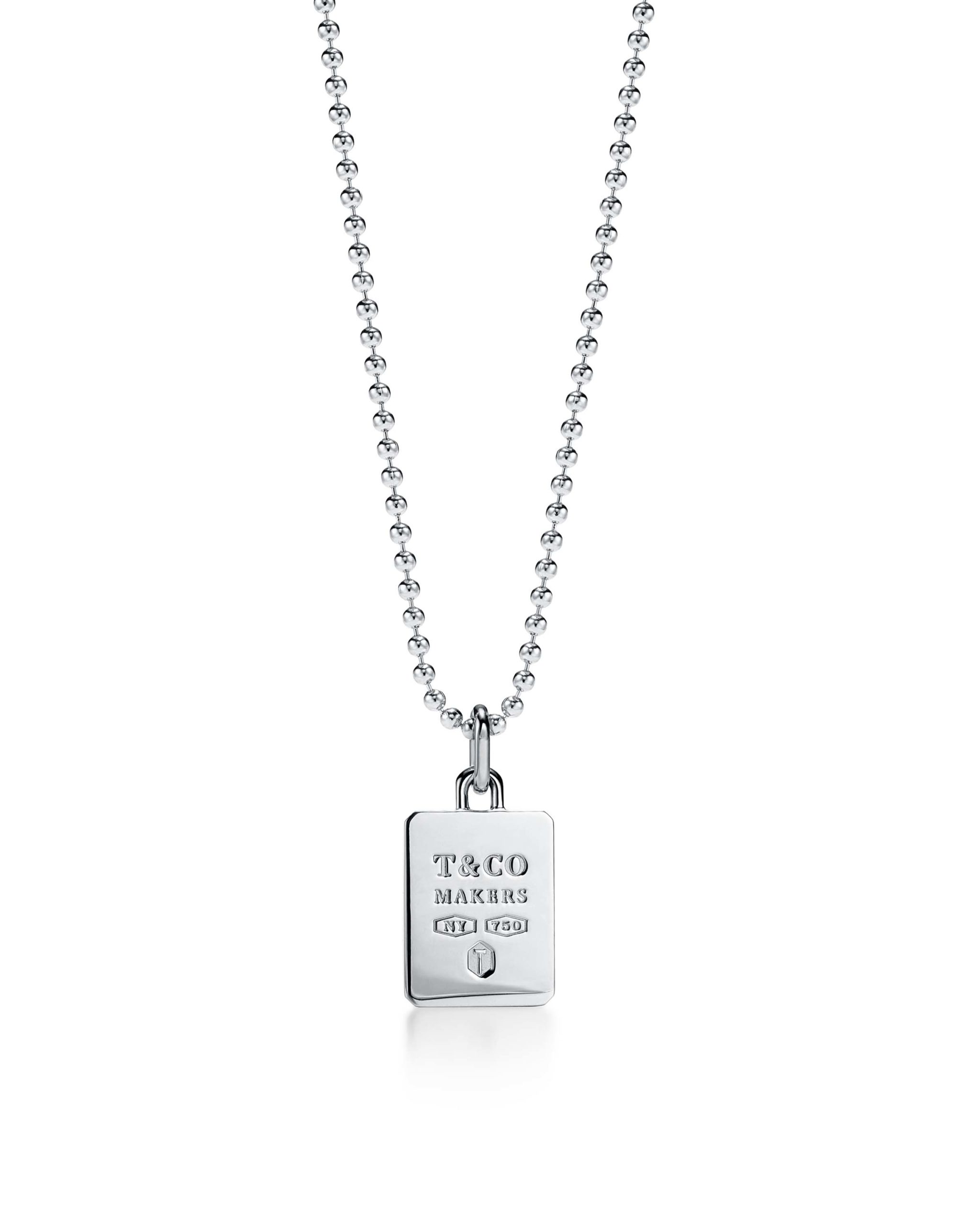 Tiffany 1837 2025 necklace silver